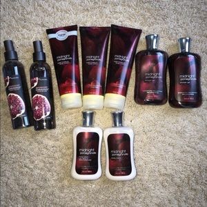 Bath and body works midnight pomegranate bundle